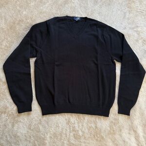 New Black V-Neck Sweater Size XSM